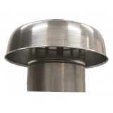 Aluminium Mushroom Cowl Roof Vent - 100mm